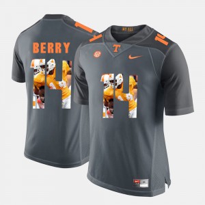 Eric Berry UT Jersey Grey #14 Pictorial Fashion For Men's 151337-590