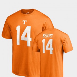 #14 College Legends Name & Number Orange For Men's Eric Berry UT T-Shirt 732728-638