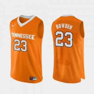 Jordan Bowden UT Jersey #23 College Basketball Authentic Performace Orange Men 801721-838