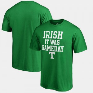 Kelly Green UT T-Shirt For Men's St. Patrick's Day Irish It Was Gameday 600543-549