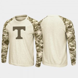 UT T-Shirt Raglan Long Sleeve Desert Camo Oatmeal For Men's OHT Military Appreciation 716433-451