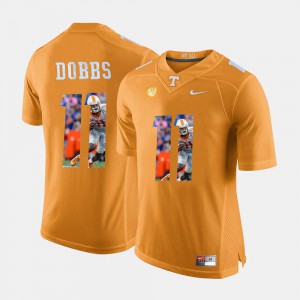 Orange Mens Joshua Dobbs UT Jersey Pictorial Fashion #11 548940-452