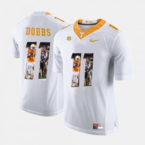#11 White Joshua Dobbs UT Jersey For Men Pictorial Fashion 498523-777