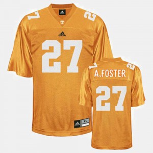 Men's Orange Arian Foster UT Jersey College Football #27 509903-585