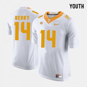 #14 College Football Eric Berry UT Jersey Youth White 981422-742