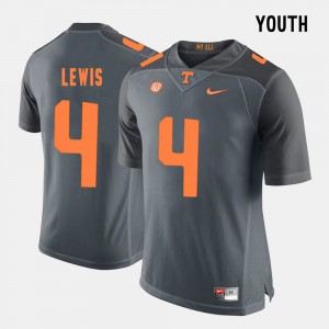For Kids LaTroy Lewis UT Jersey #4 Grey College Football 306905-329
