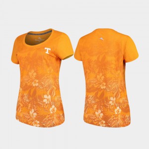Tennessee Orange Floral Victory Tommy Bahama For Women UT T-Shirt 891870-905